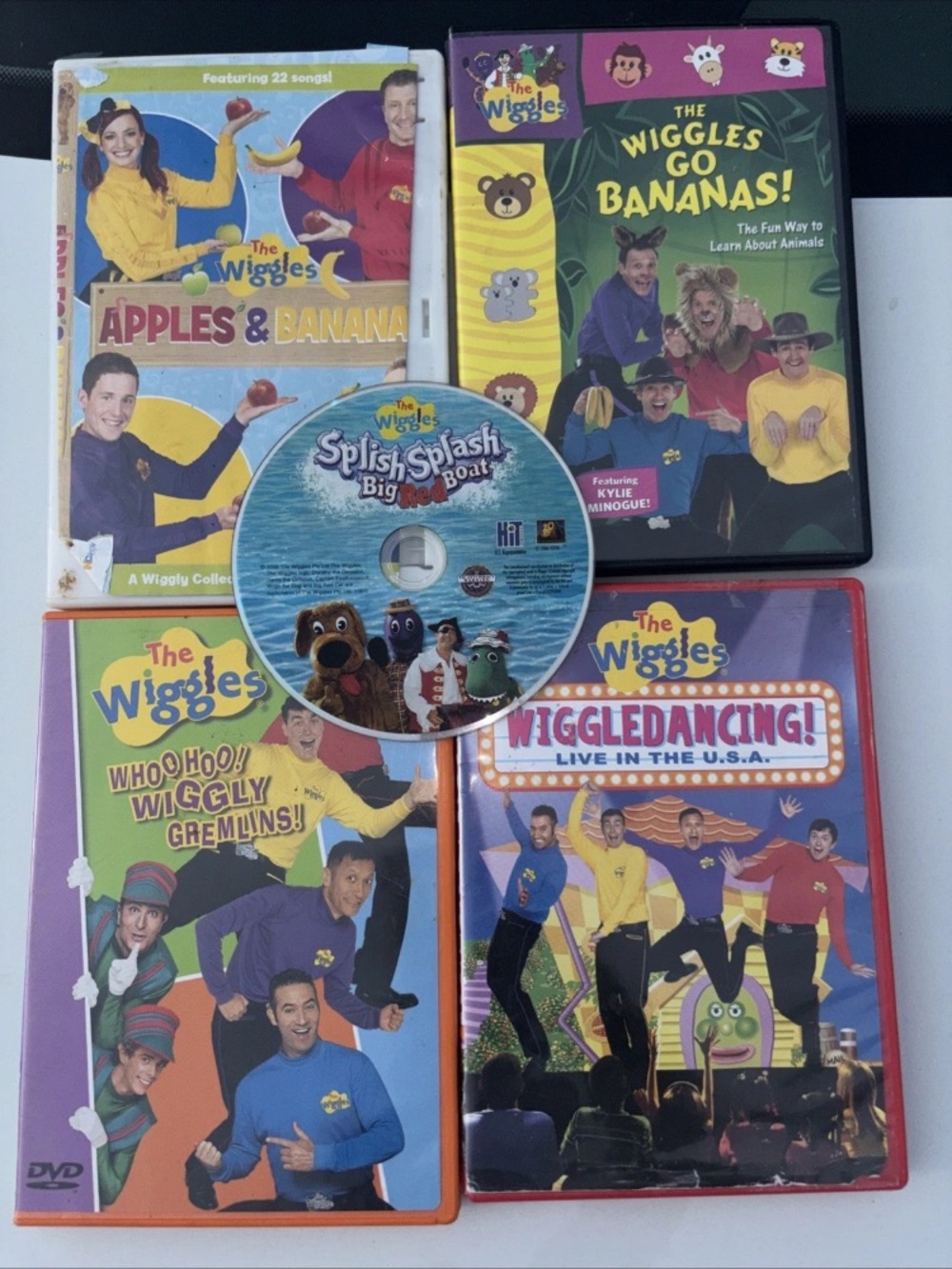 DVD Collection - Yellow, Blue, Red, Purple Covers